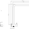 602dea2daedd9932c187efeb_TP2109drawing.png EC2109BK Matt Black Round Multi Function Shower Rail
