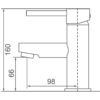 EC6651GM Gun Metal Round Basin Mixer