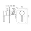 EC6508BN Brushed Nickel Shower Mixer