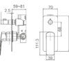 6056cd1791ba0c46e5e814c4_WT-309.jpg EC3509 Chrome Square Shower Mixer With Diverter