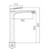 6056cd895923ad13963a9699_WT-3502-p-800.jpeg EC502 Chrome Square Tall Basin Mixer