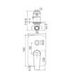 EC1109GM Gun Metal Shower Mixer with Divertor
