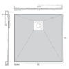 915×915-RW.jpg Universal Tile Shower Tray Base (Currently Unavailable)