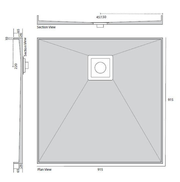 Universal Tile Shower Tray Base (Currently Unavailable)