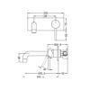 NR250807b-YSW2508-09C-pdf.jpg NRO0807BMB Matt Black Round Wall Basin Mixer Spout Set