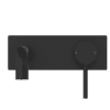NR250807bMB-V-1-600×600-1.png NRO0807BMB Matt Black Round Wall Basin Mixer Spout Set