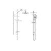 NR301505cBG-2.jpg NRO1505CMB Matt Black Square Multi Function Shower Rail