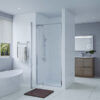 SS01-open.jpg SS01 - Chrome Wall to Wall Front Only Adjustable Shower Screen (740-820)mm