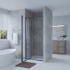 SS01-pivot-door-3.jpg SS01 - Black Wall to Wall Front Only Adjustable Shower Screen (740-820)mm