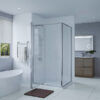 SS01S-1200-open.jpg SS01 - Chrome Front & Return Adjustable Shower Screen - 1200x900mm (Suit On Tiled Floor)