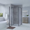SS01S-pivot-door-side-panel-900×900-3.jpg SS01 - Black Front & Return Adjustable Shower Screen - 850x850mm (Suit On 900x900 Base)