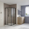SS03-main-2.jpg SS03-900 Black Square Corner Sliding Shower Screen - 900x900mm