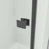 SS17-BLK-detail.jpg SS17 - Black Semi Frameless Front & Return Shower Screen - 1150x850mm (Suit On 1200x900 Base)