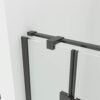SS17-BLK-detail3.jpg SS17 - Black Semi Frameless Front & Return Shower Screen - 1150x850mm (Suit On 1200x900 Base)