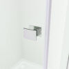 SS17-detail.jpg SS17 - Chrome Semi Frameless Front & Return Shower Screen - 850x850mm (Suit On 900x900 Base)