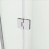 SS17-detail2.jpg SS17 - Chrome Semi Frameless Front & Return Shower Screen - 850x850mm (Suit On 900x900 Base)