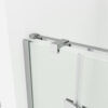 SS17-detail4.jpg SS17 - Chrome Semi Frameless Front & Return Shower Screen - 850x850mm (Suit On 900x900 Base)