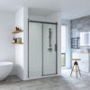 SS20-NEW-2-1.jpg SS20 - Black Wall to Wall Front Only Sliding Shower Screen - Multiple Sizes (1130-1750mm)