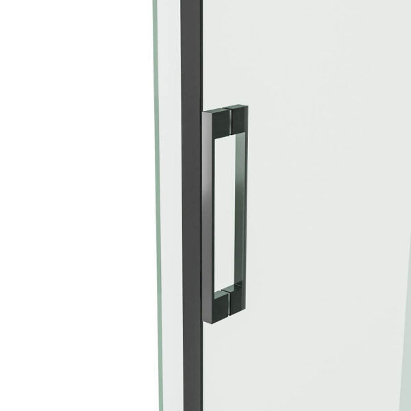 SS20 - Black Sliding Door Shower Screen - 1150x850mm (Suit On 1200x900 Base)