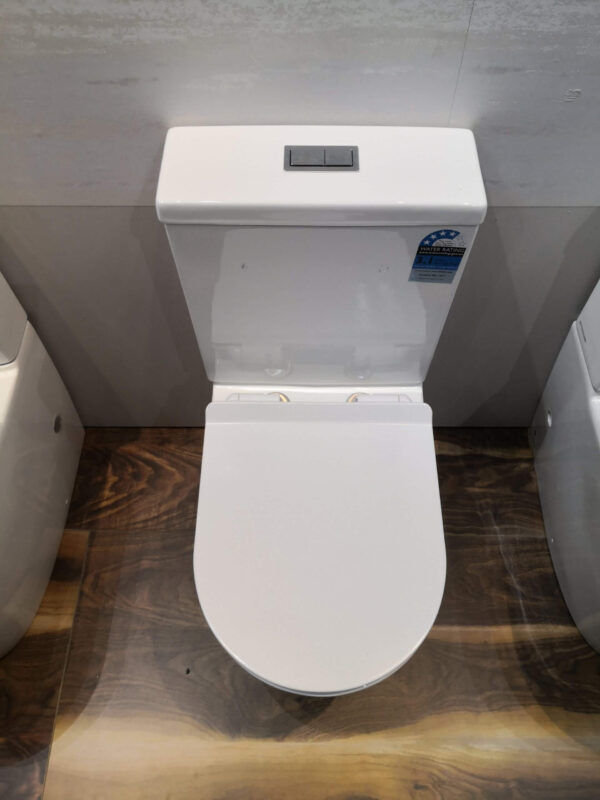 ZUMI SANDRA Rimless Flush Compact Toilet Suite