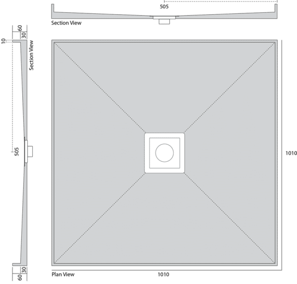 Universal Tile Shower Tray Base (Currently Unavailable)