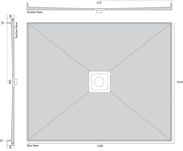 Universal Tile Shower Tray Base (Currently Unavailable)