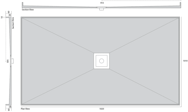 Universal Tile Shower Tray Base (Currently Unavailable)