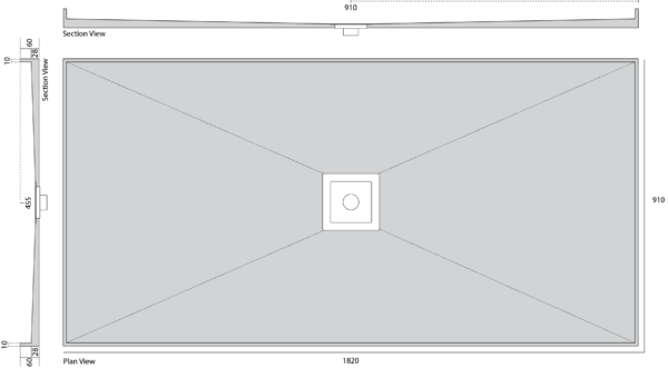 Universal Tile Shower Tray Base (Currently Unavailable)