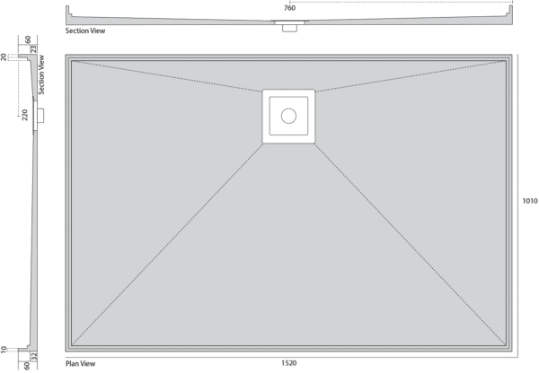 Universal Tile Shower Tray Base (Currently Unavailable)
