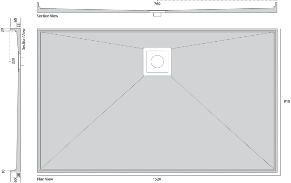 Universal Tile Shower Tray Base (Currently Unavailable)