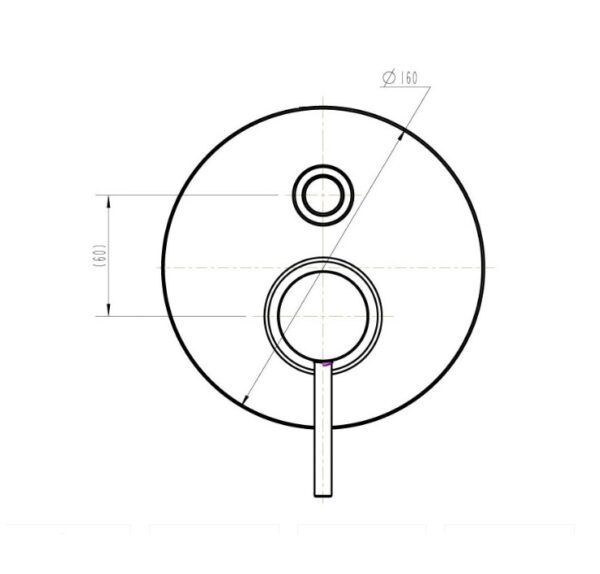 EC010DBB Brushed Brass Shower Mixer with Divertor