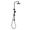 1-8-e1682313769515 ASL257 Matt Black Round Multi Function Shower Rail
