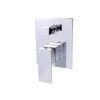 10 ASL43D Chrome Square Shower Mixer With Diverter