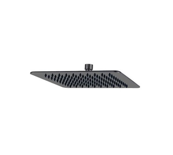 ASLCQ Matt Black Square Shower Head 200/250/300mm