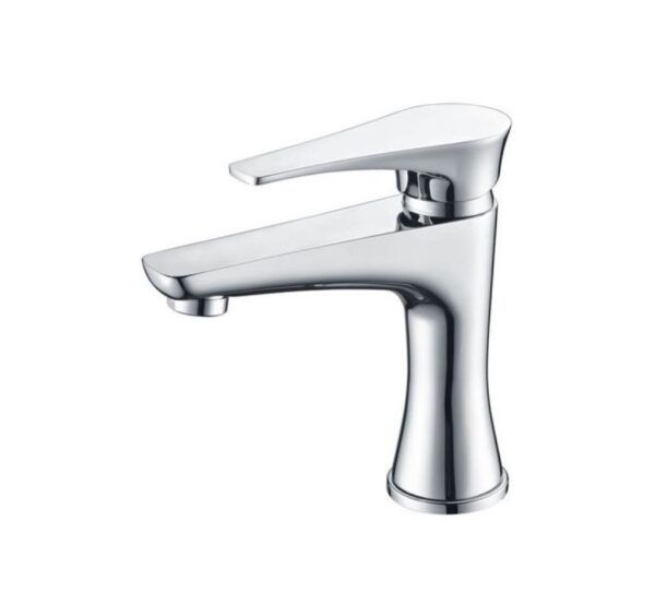 OS85B Chrome Round Basin Mixer