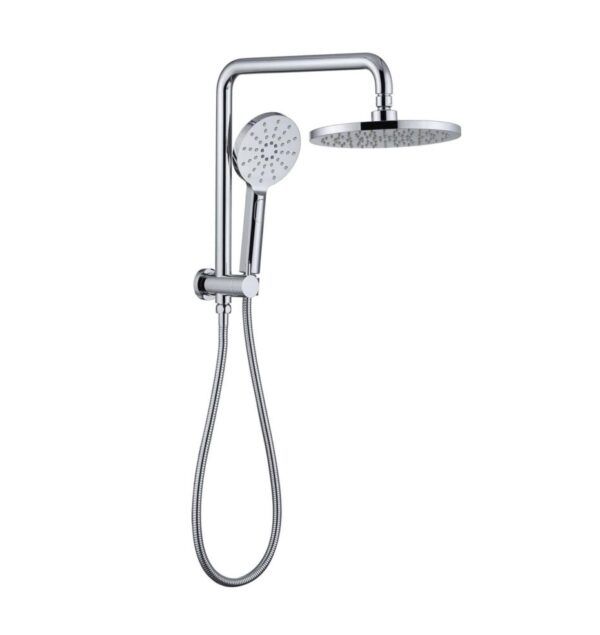 EC2109 Chrome Round Multi Function Shower Rail