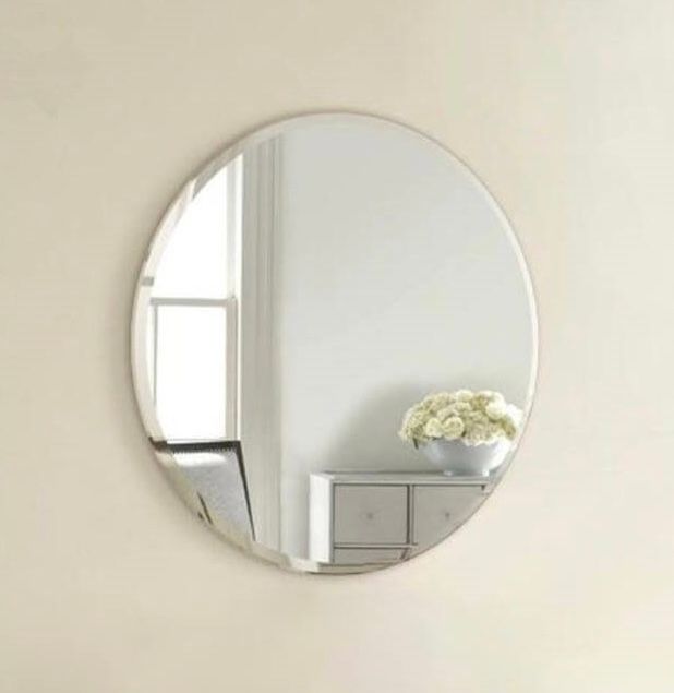 OS Bevel Edge Round Mirror (Bracket) 500/600/700mm