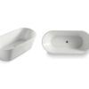 BNK - Matt White Freestanding Bath 1500/1700mm