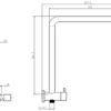 2109 spec EC2109 Chrome Round Multi Function Shower Rail
