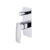 222 EC3509 Chrome Square Shower Mixer With Diverter