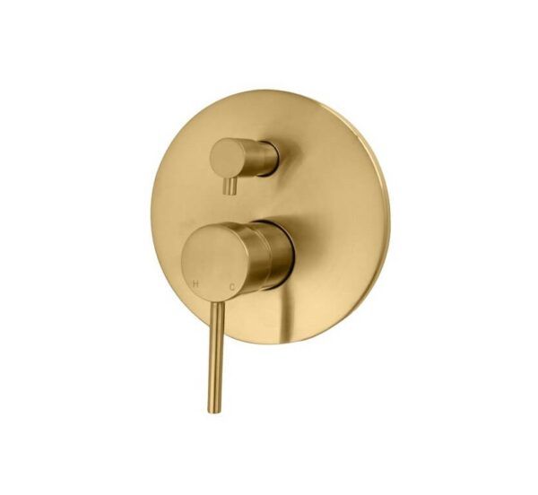 ASL70DBG Brushed Bronze Gold Shower Mixer with Divertor