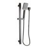 EC1101BK Matt Black Square Shower Rail