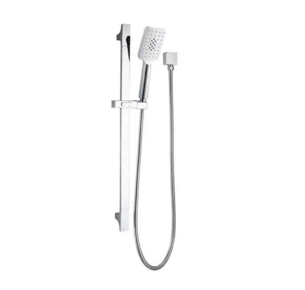 EC1101CH Chrome Square Shower Rail