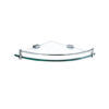 5001 ASL Chrome Round Corner Glass Shelf (247x247x44mm)