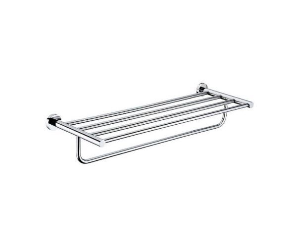 ASL Chrome Round Bath Towel Shelf