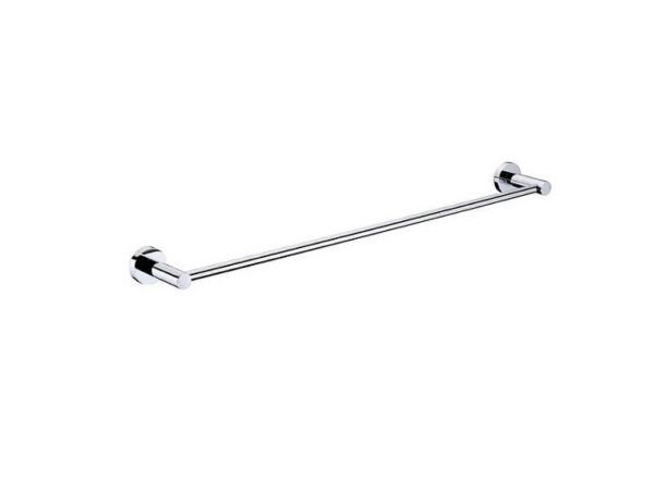 ASL Chrome Round Towel Holder 750mm Single