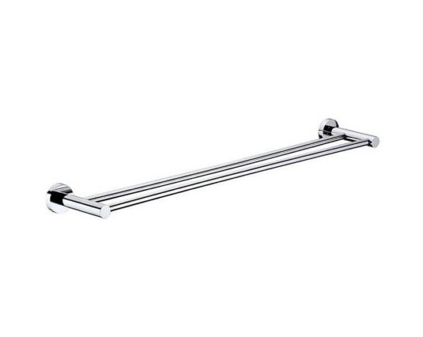 ASL Chrome Round Towel Holder 900mm Double