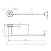 5060 ASL Chrome Round Towel Holder