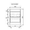 600 AU10 Freestanding Vanity - 600mm