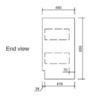 AU04-600 Freestanding Vanity - 600×460mm